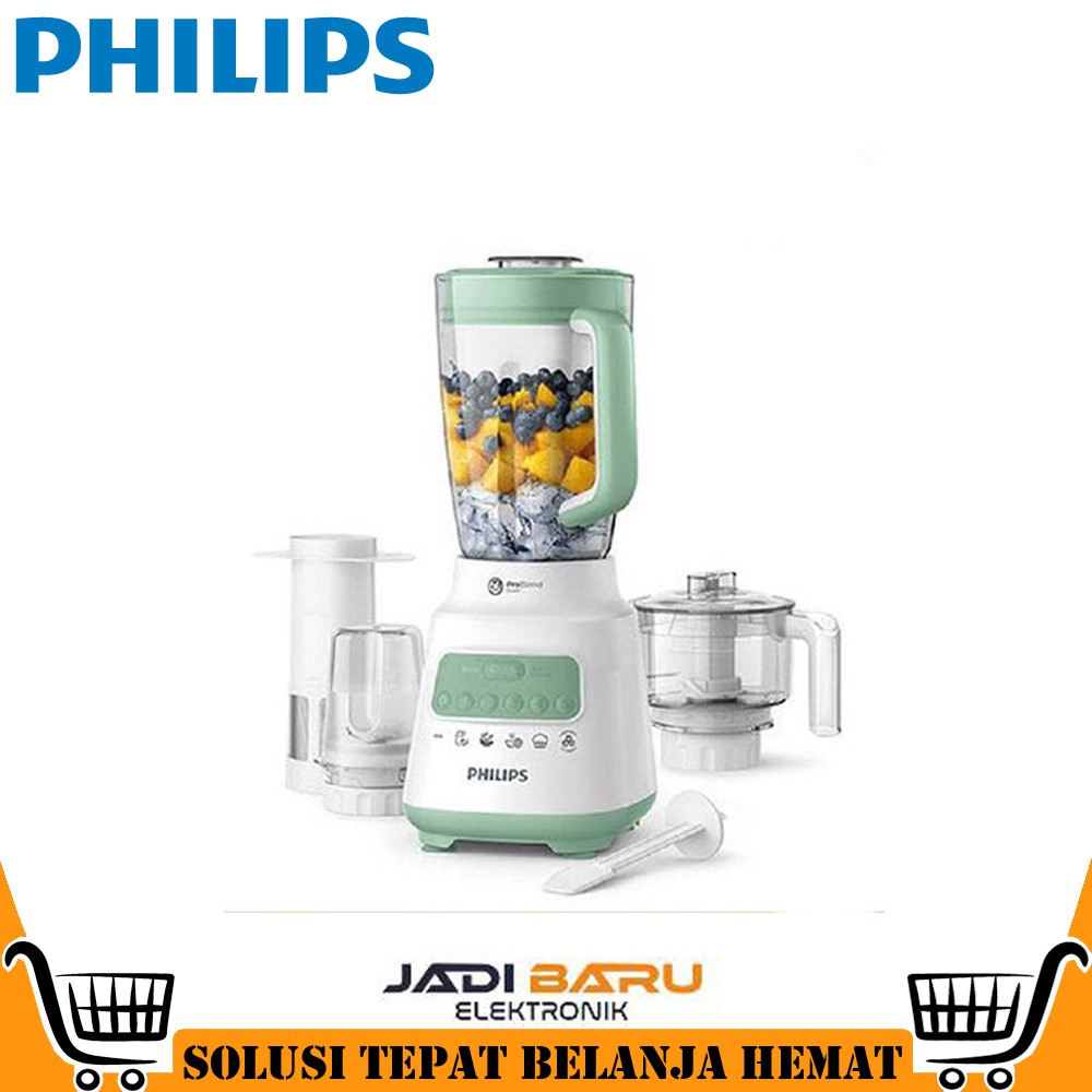 BLENDER PHILIPS HR2223 - HR 2223 / HR-2223 2LITER BLENDER PHILIPS SET GARANSI RESMI DIJAMIN ORI