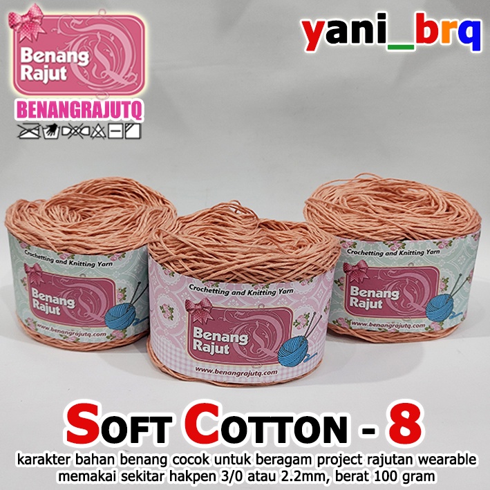 SOFT KATUN BALI SC 8 yani_brq TOKO BENANG RAJUT Q