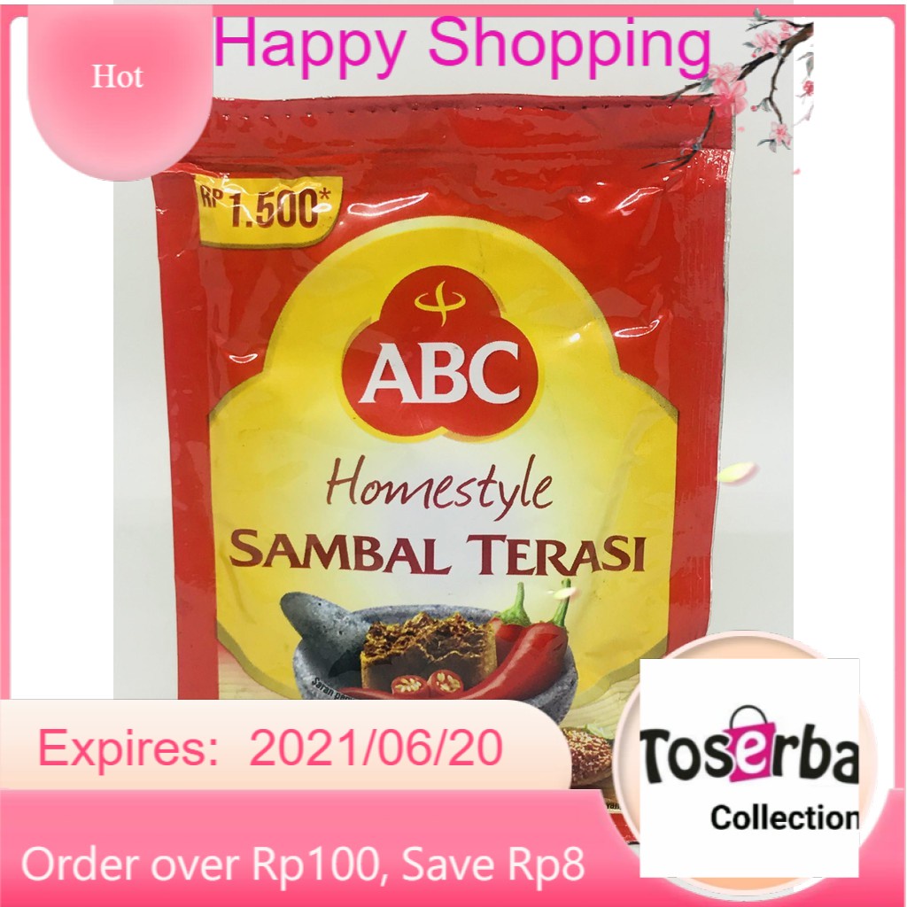 

Toserba Collection Sambal Terasi ABC Sachet 20 gr Bandung - Cimahi