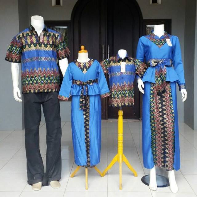 Couple gamis syari modern batik pekalongan