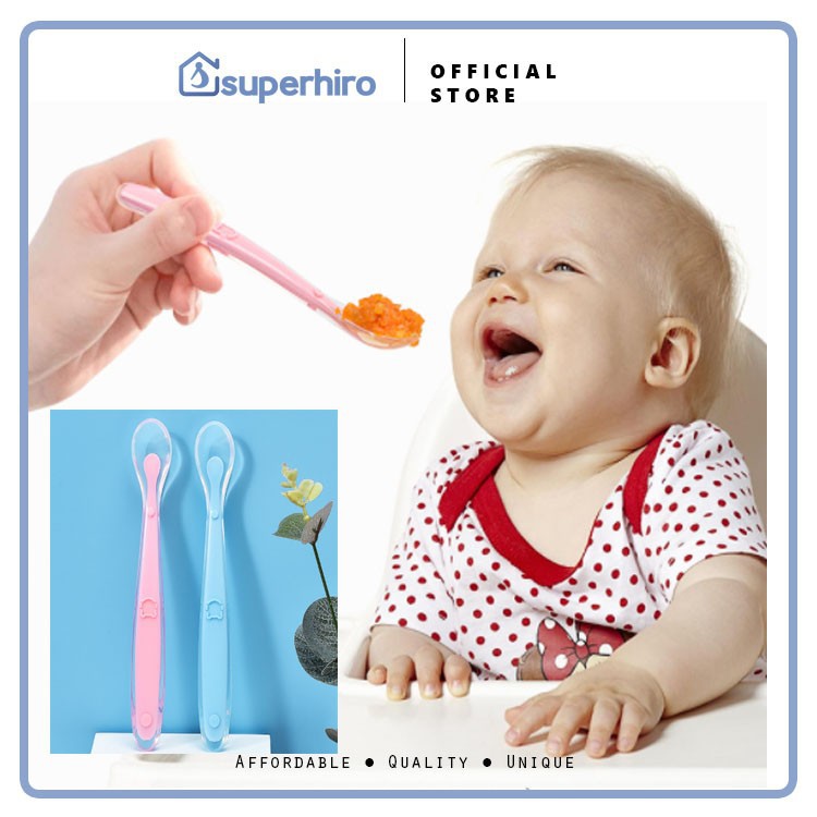 Baby Silicone Spoon - Sendok Makan Bayi - Mpasi BPA FREE Original