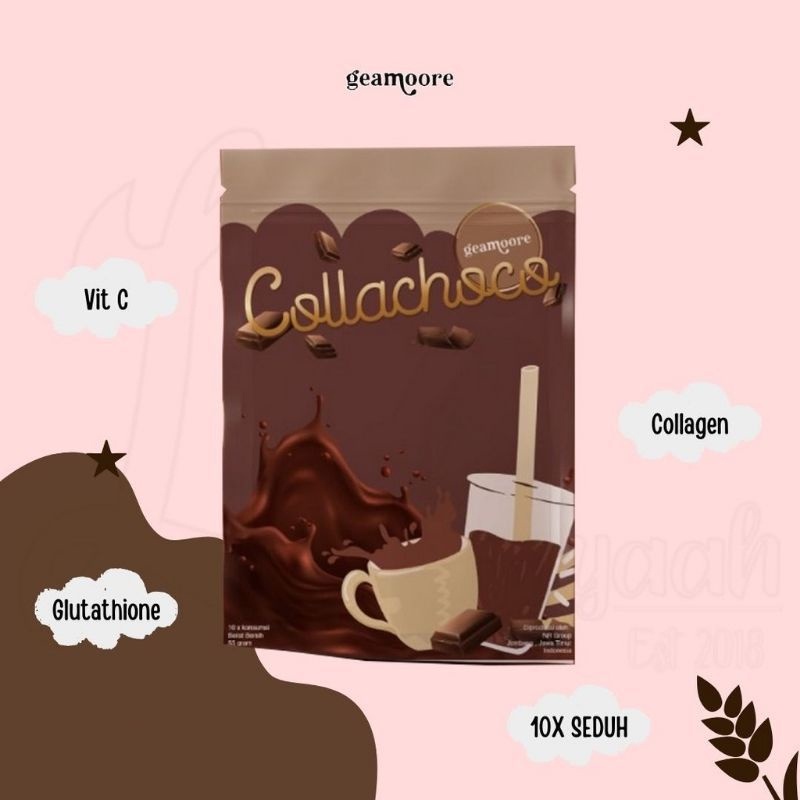 Geamoore Collagen Drink Collaberry Collachoco