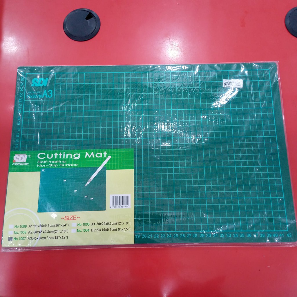 

PAPAN CUTTING MAT (1007) A3 450X300X3 MM SDI