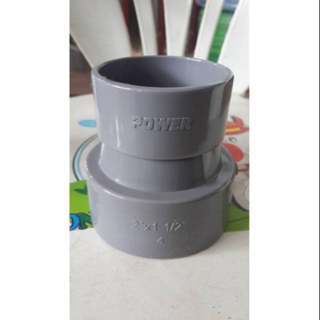 INCREASER PIPA 2 x 1 1/2 INCH / REDUCER PIPA 2 x 1.5 INCH / FLOKSOK PIPA 2 X 1.5 IN FLOKSOCK VLOKSOK