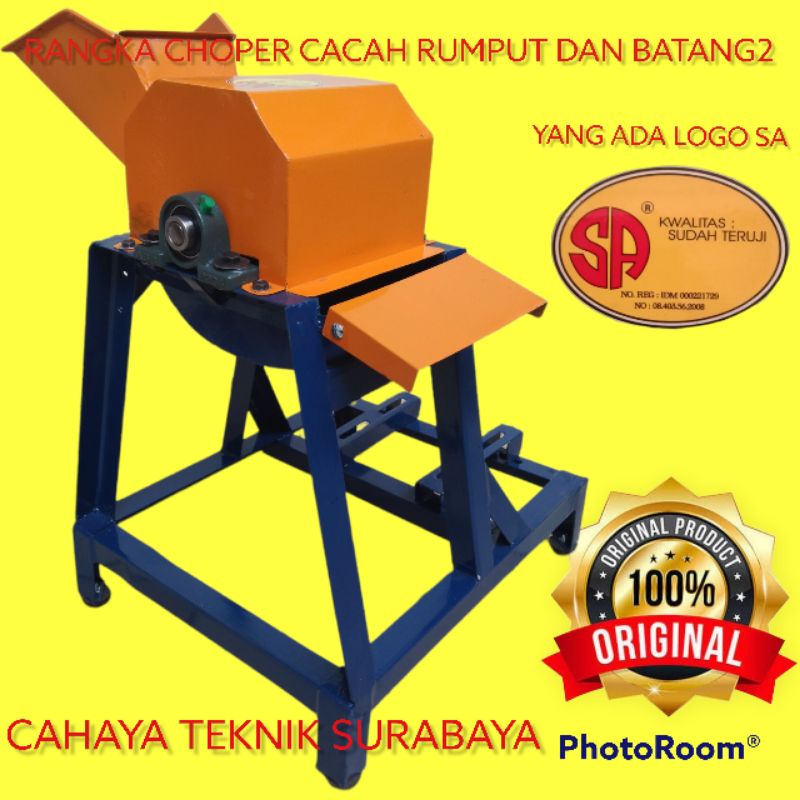 RANGKA MESIN CHOPERR CACAH RUMPUT DAN BATANG MULTIFUNGSI