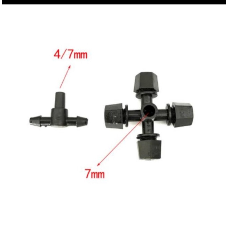 SPRINKLER SPRAYER 4 WAY HEAD MIST NOZZLE MISTING shaestore15