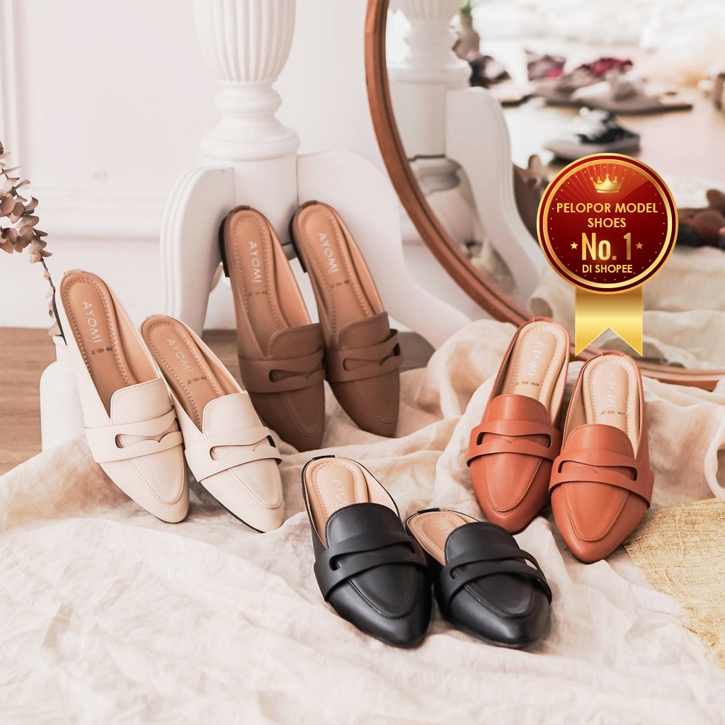 Diskon (ATM) Ayomichan - Flat Shoes AYOMI Leona AYM433 Flat wanita Terkini Termuurah 2026