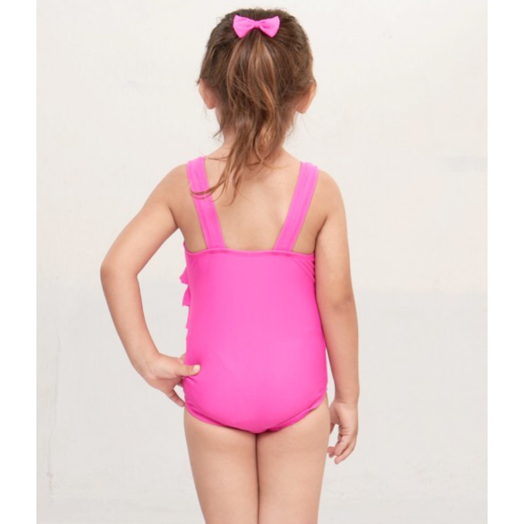 Lee Vierra - Kids Swimwear Ruffle Waist PINK