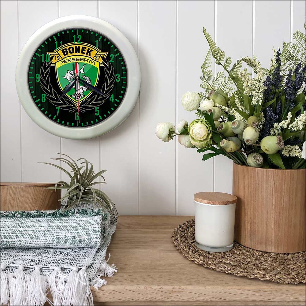 JAM DINDING PERSEBAYA 2   (DIAMETER 30CM)