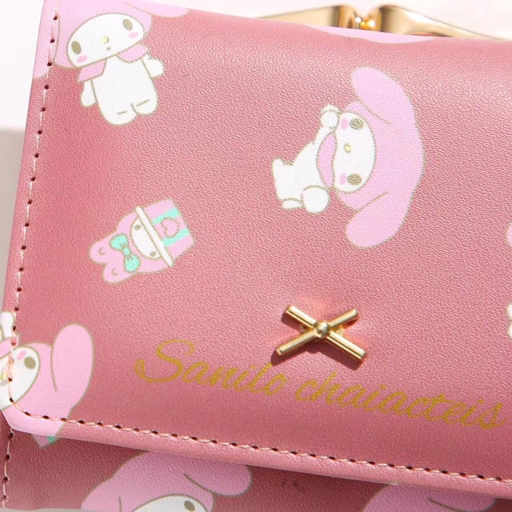 New Dompet Lipat Mini Wanita Motif Animal Cute Fashion Korean Tmall88