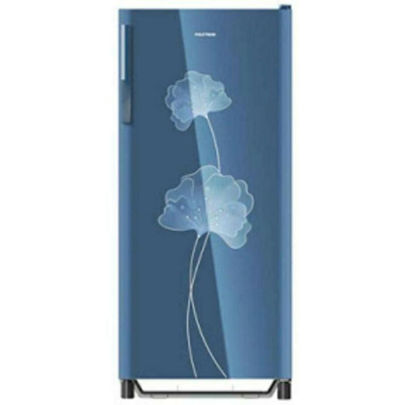KULKAS 1 PINTU POLYTRON 17 BN GLASS DOOR HANDLE BIG FREEZER