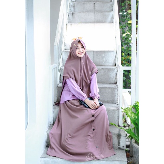 Gamis set Zihan Aisyah by Bermerks Aulia by alfaro