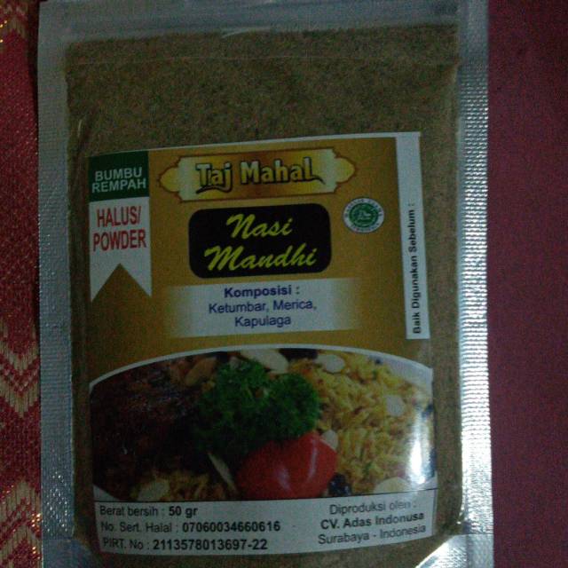 

Bumbu nasi mandhi kering