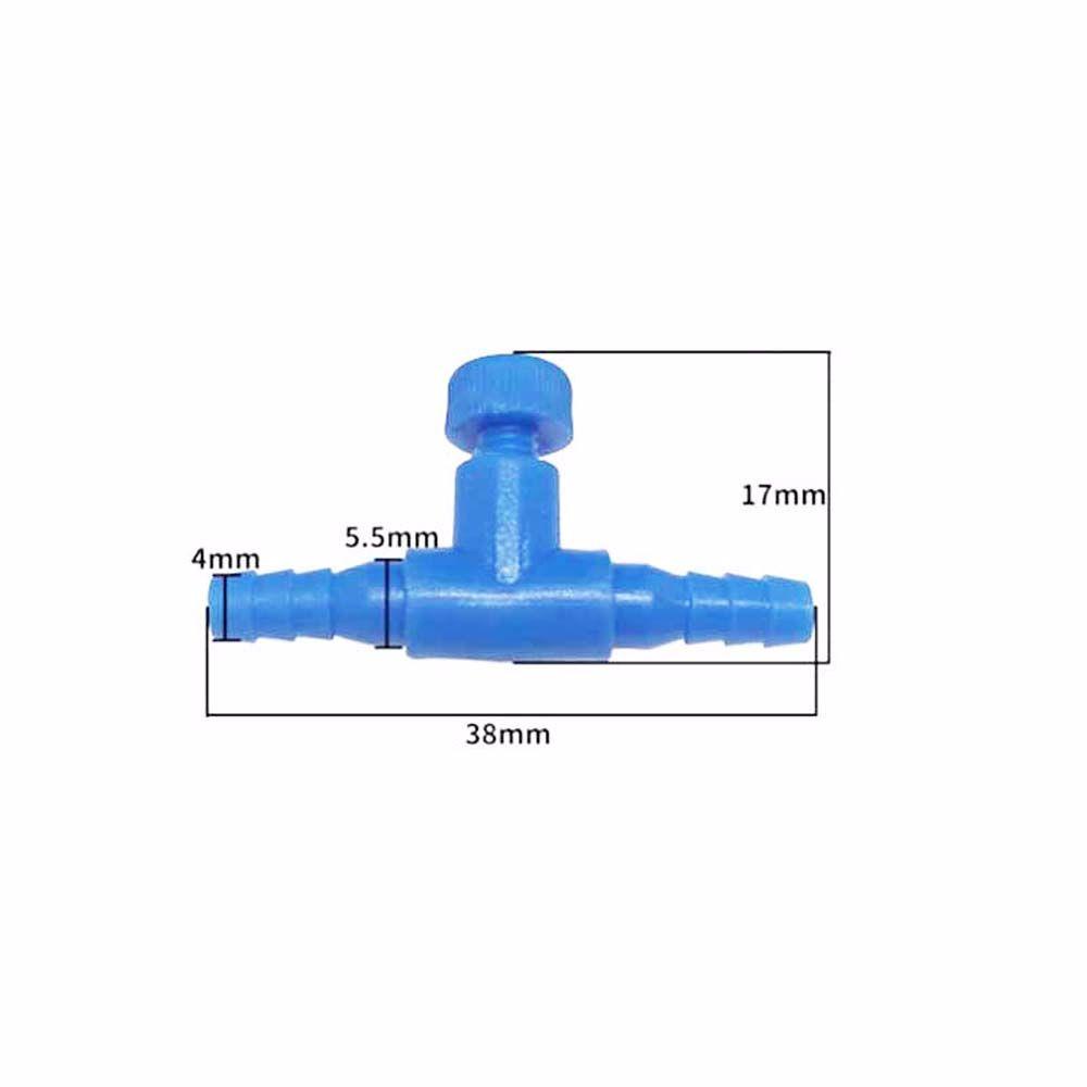 Nickolas1 Flow Control Valve T Shaped Air Pump Volume Saluran Udara Konektor Pipa Tabung