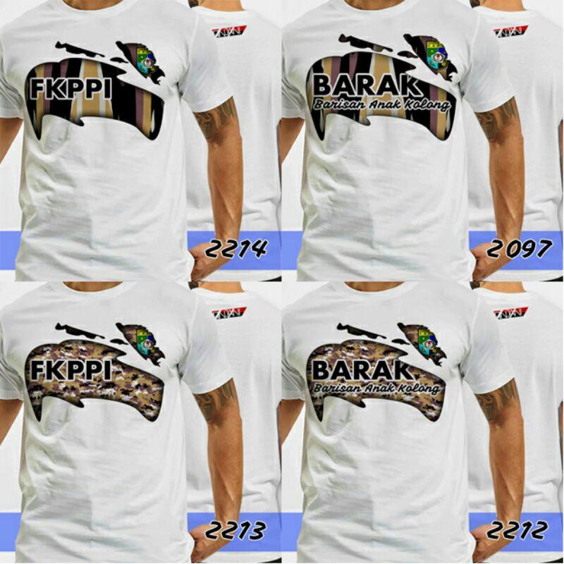 kaos baju ormas fkppi barak barisan anak kolong / sablon dtf / polos / custom nama