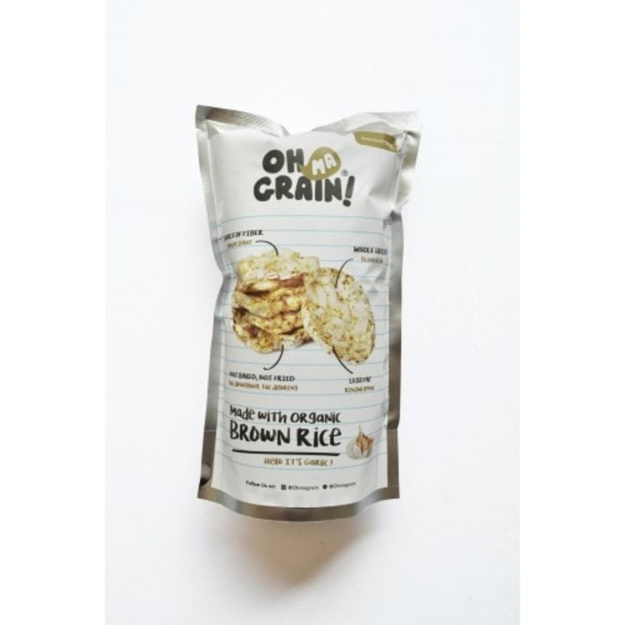 

Oh Ma Grain, Organic Brown Rice Cakes Seaweed 45 gr