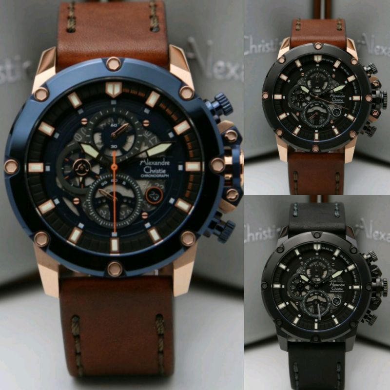 Jam Tangan Pria Alexandre Christie AC6564/AC 6564 Original