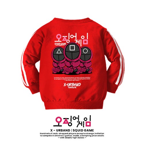 Setelan Anak Squidgame / Setelan Fleece anak Squidgame