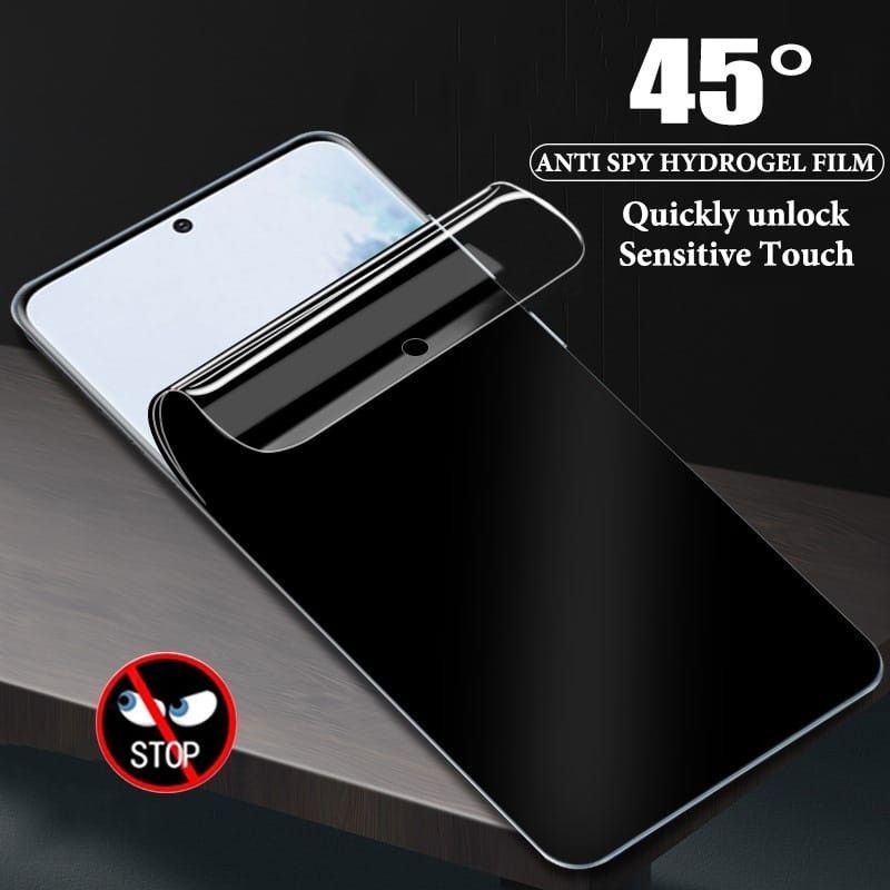 Hydrogel Matte Spy Privacy Tecno Spark 4 Spark 4 Lite Spark 5 Spark 5 Pro Spark 6 Spark 6 Go Spark 7 Spark 7T Spark 7 Pro Tempered Glass Hydrogel Anti Spy Full Layar