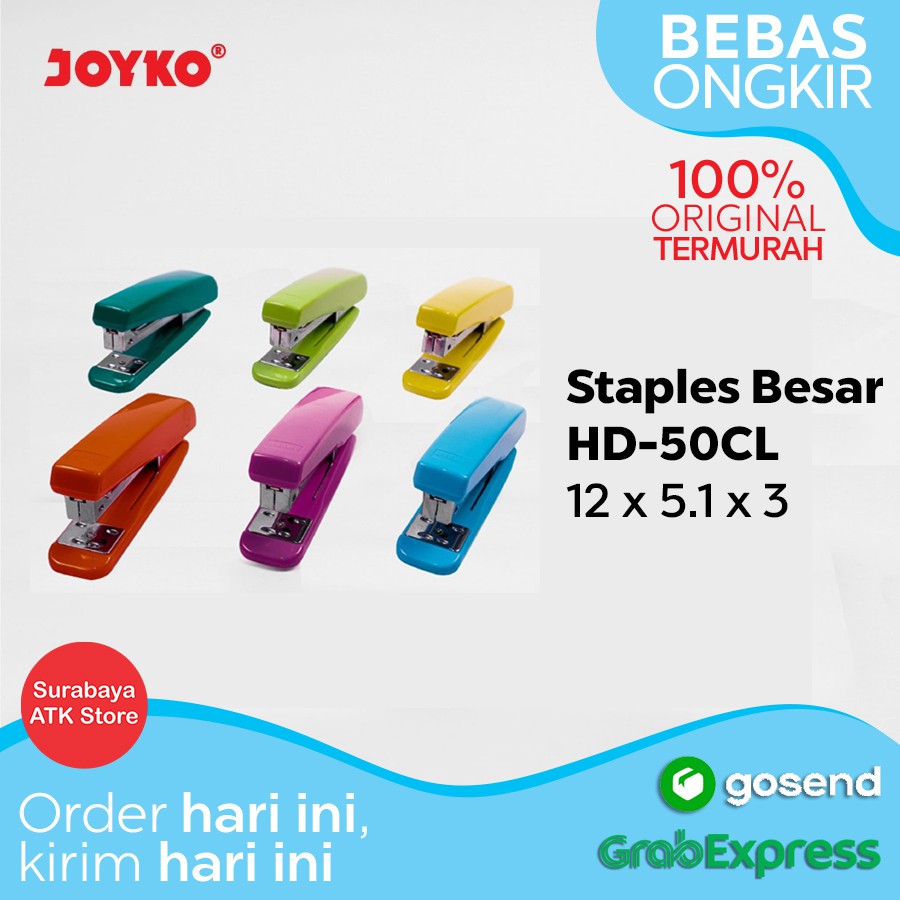 

Staples Besar Joyko HD-50CL Stepler Jepretan Stapler