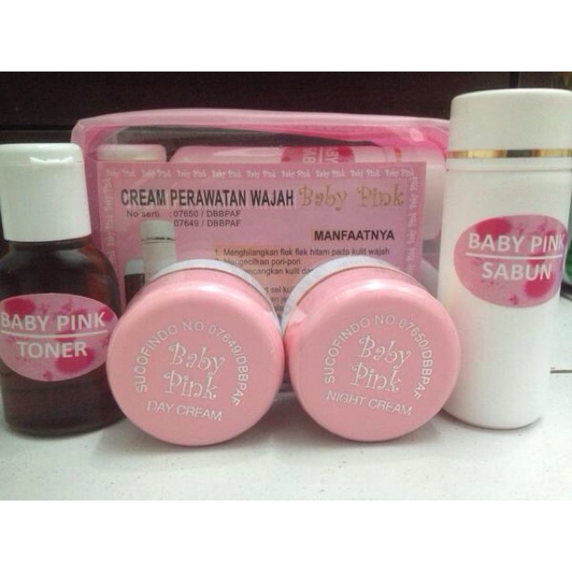 BABY PINK CREAM PERAWAT WAJAH