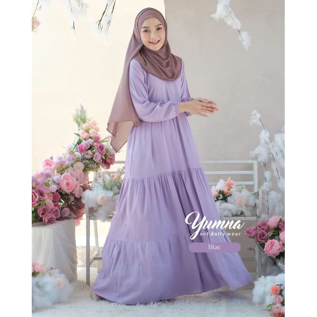 Murah (1 kg muat 4 pcs) GAMIS REIN DRES XL EDISI PROMO High Quality Gamis canda dres katun rempel