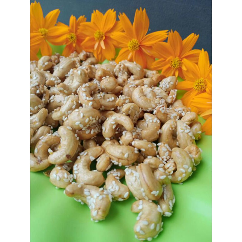 

Kacang Mete Rasa manis wijen cemilan snack