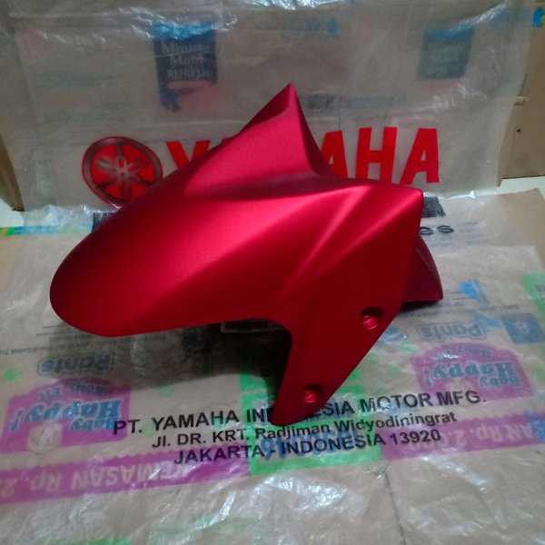 spakbor depan nmax original merah doff