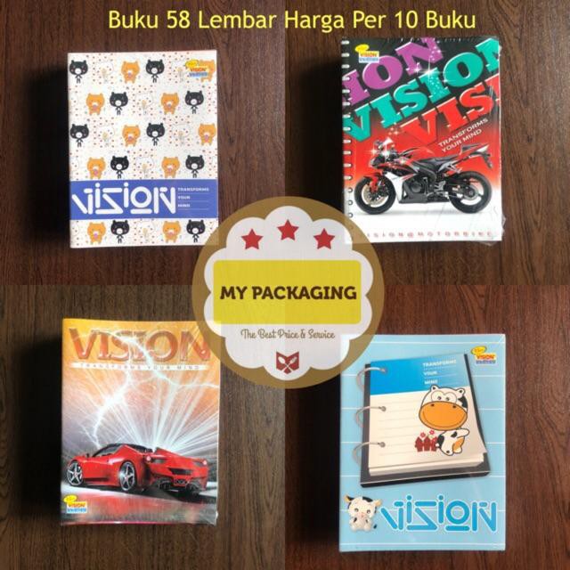 

Vision Buku Tulis 58 Lembar