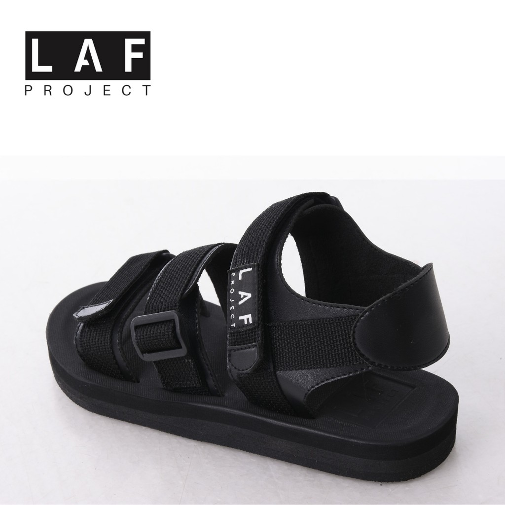 Sandal Gunung Pria Wanita Casual Full Black LAF Project Jack V.1-2