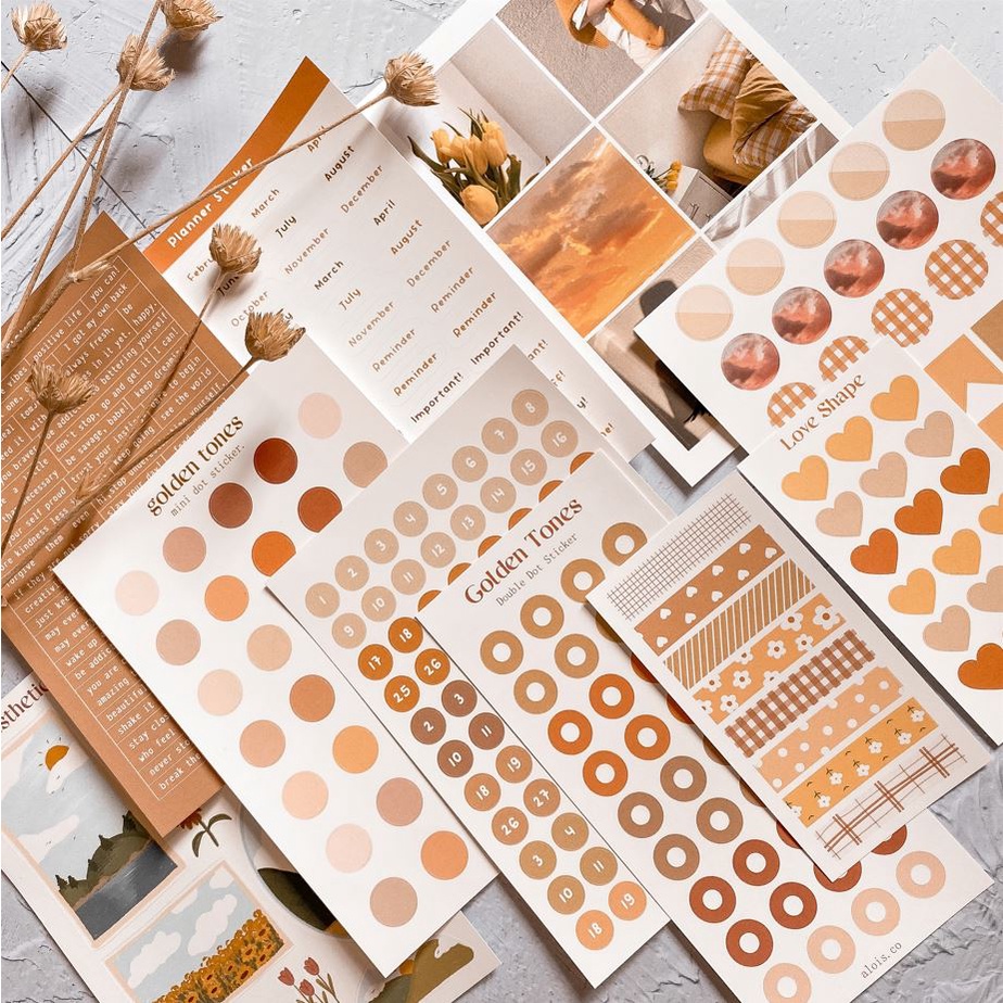 

JOURNAL STICKERS BUNDLE AESTHETIC | GET 10 STICKERS