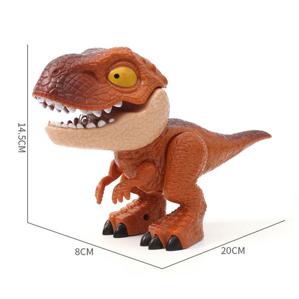 Preva Stationery Set Mainan Alat Belajar Untuk Anak Stapler Penggaris Eraser Patung Dinosaurus