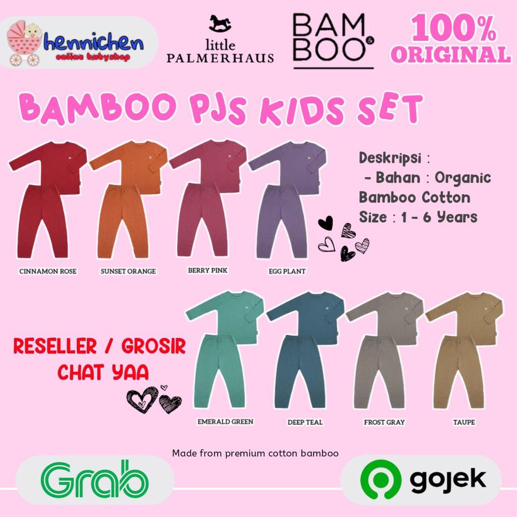 PROMO 7.7 PROMO BAJU LEBARAN PROMO Little Palmerhaus setelan piyama anak Pajamas Bamboo PJs Pyjamas Set 1-6 Tahun