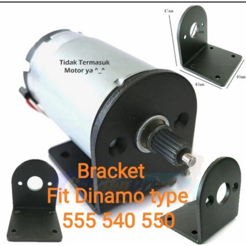 Bracket dudukan dinamo fit untuk tipe dinamo 555, 550, 545, dan 540