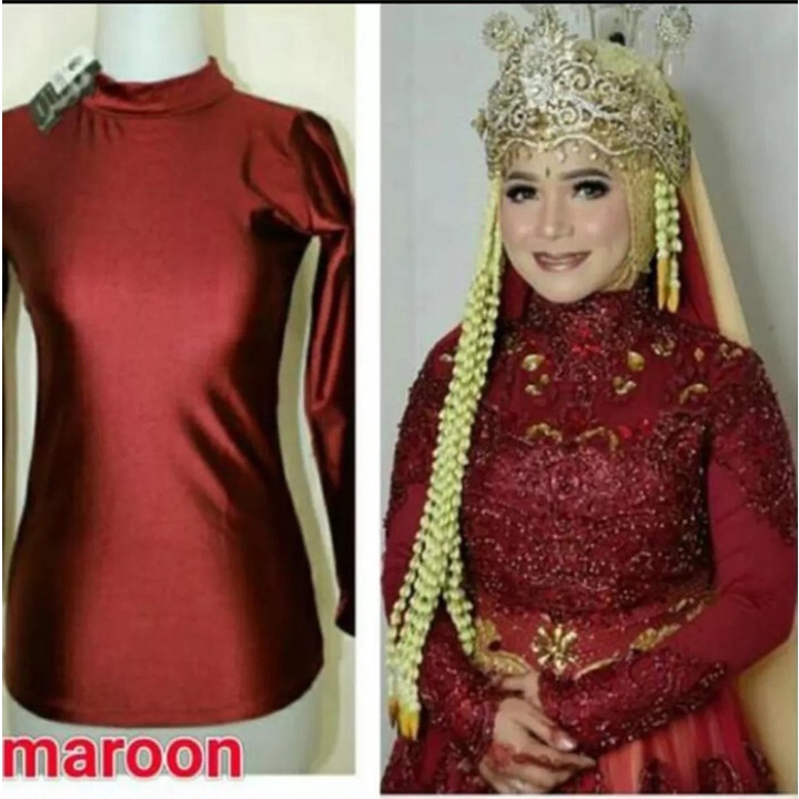 MANSET GLITTER KEBAYA PENGANTIN / MANSET GLITTER RESLETING BELAKANG / DALEMAN BAJU PENGANTIN GLITTER