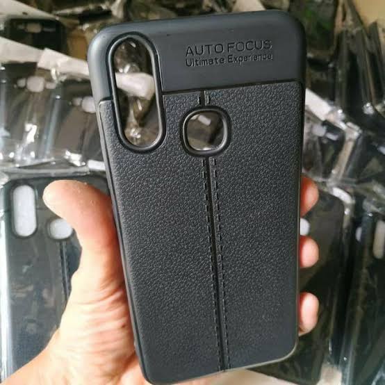 SOFT CASE AUTO FOKUS KULIT JERUK REDMI NOTE 9