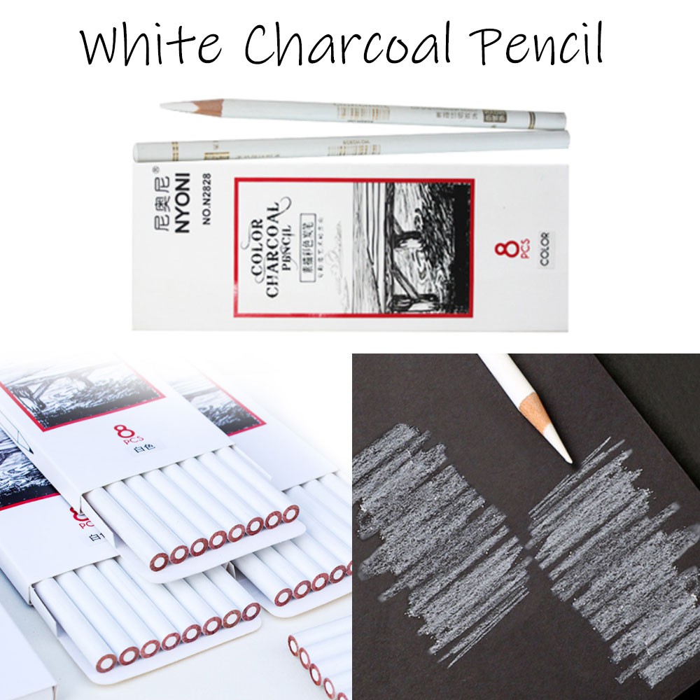 

Charcoal Pencil White / Pensil Charcoal Putih / Pensil Arang Putih