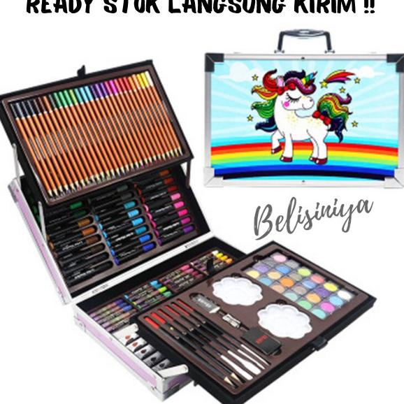 

Crayon Set 145 Pcs Set Lukis/ Alat Gambar / Water Colour / Kid Draw