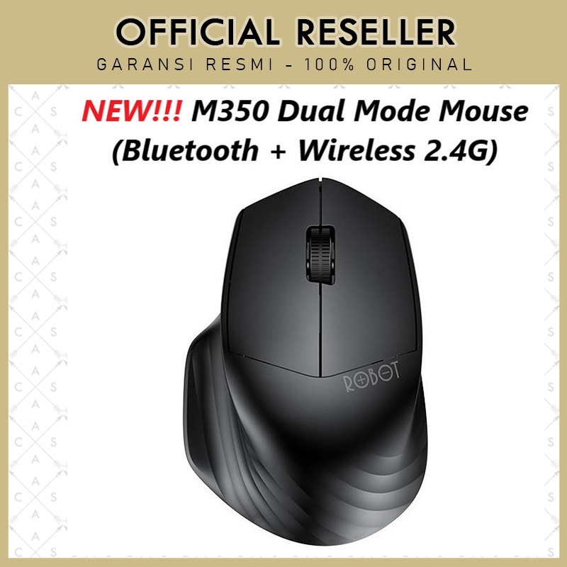 Robot M350 Mouse Bluetooth Wireless 2.4G Multi Mode Silent Mouse