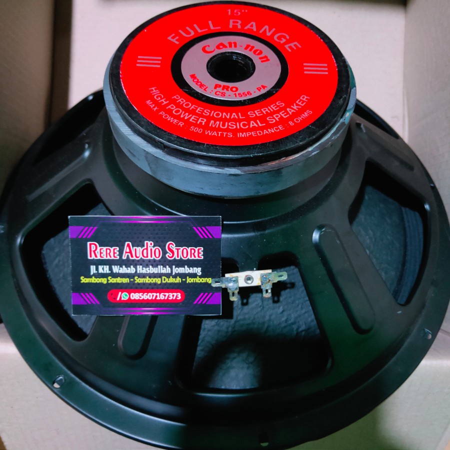 Speaker Can-non Spiker canon CANNON CS-1556 15in 15" 15inch 500 watt