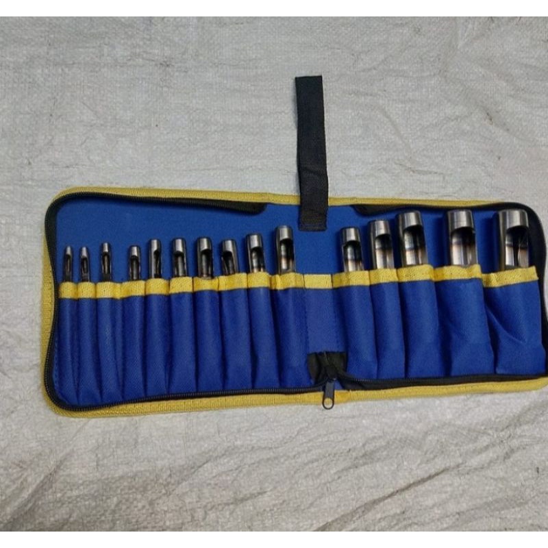 

Alat pembolong kertas -Hollow punch set 15 pcs