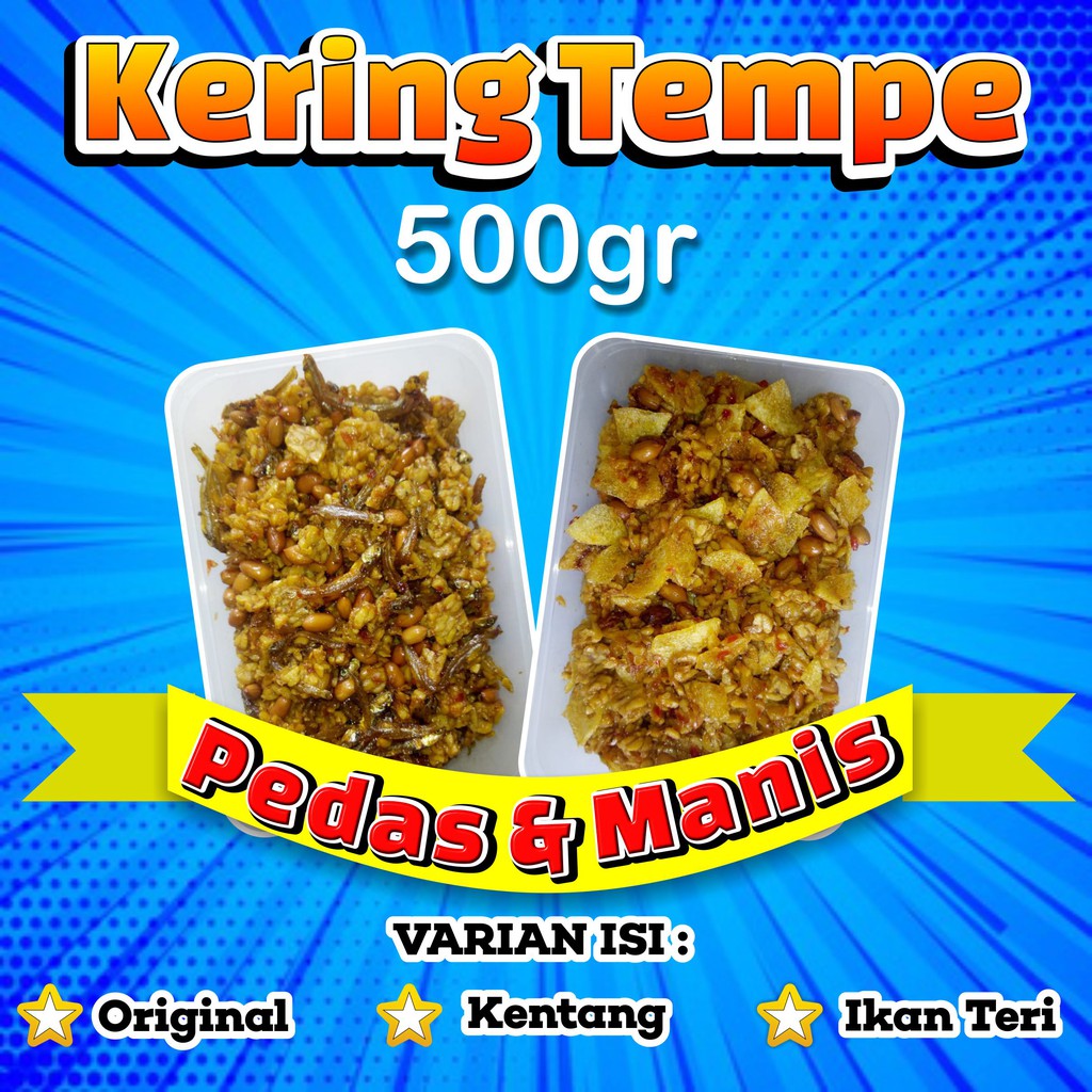 

Kering Tempe Kemasan 500gr