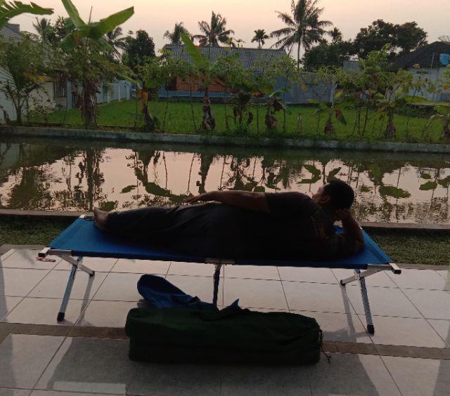 Velbed Foldable Bed Tempat Tidur Lipat Lapangan