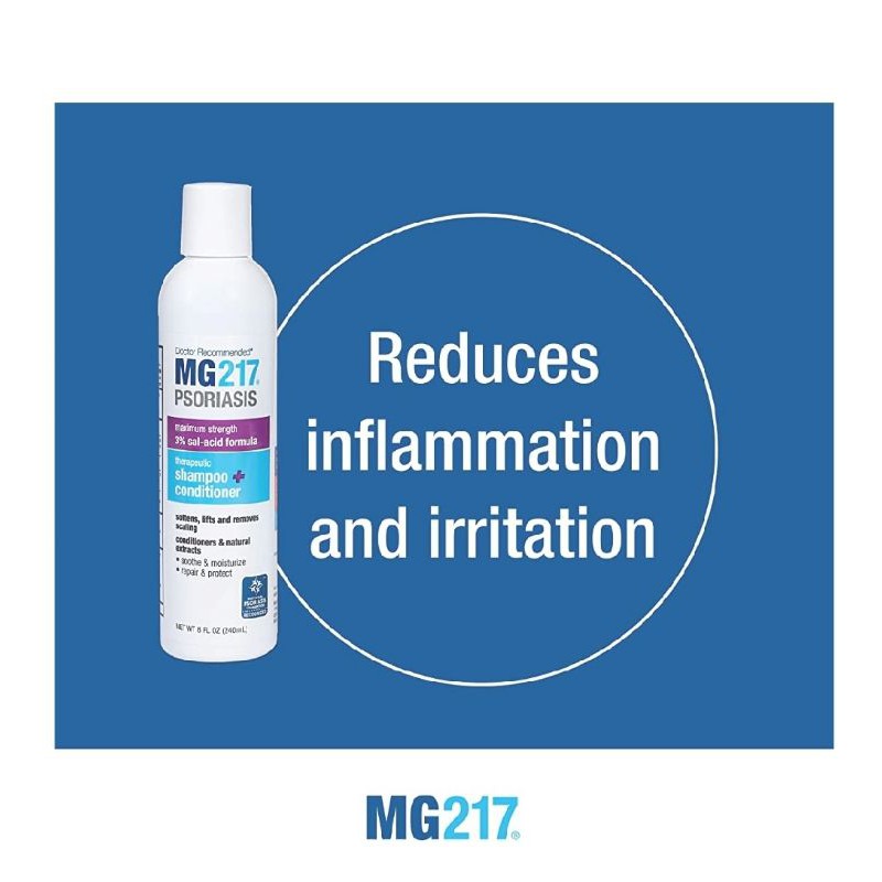 MG217 Psoriasis 3% Salicylic Acid Shampoo + Conditioner 240 ML