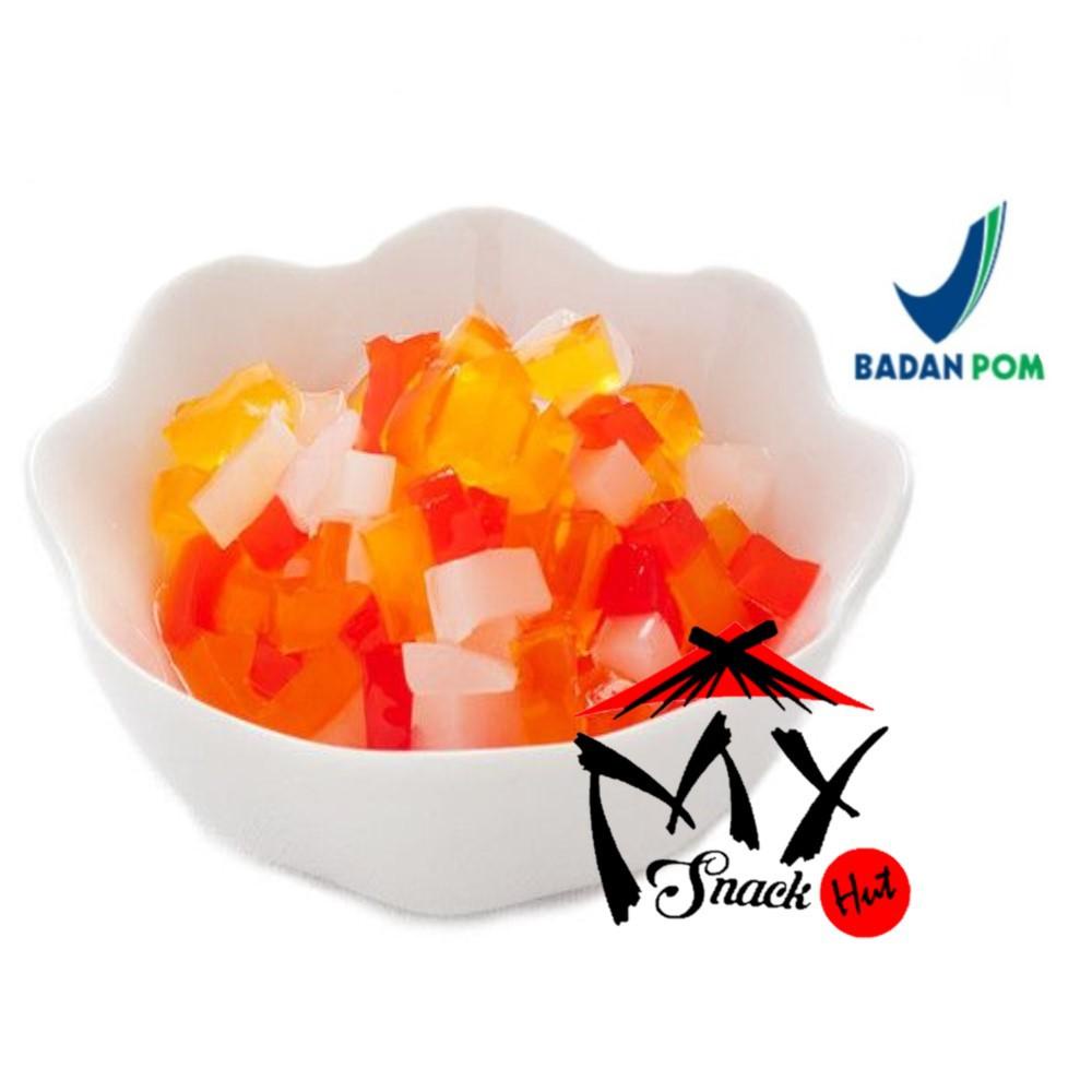 

TAIWAN RAINBOW JELLY 250GR - JELI WARNA WARNI - COME FOOD TOPPING TOPING COFFEE KOPI BRON BROWN SUGAR IMPORT Berkualitas