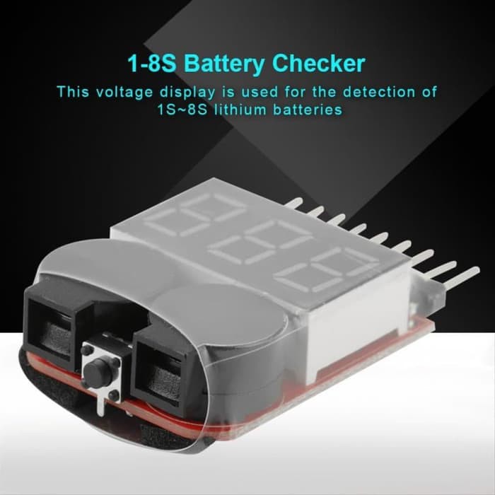 1-8S Lipo Battery Low Voltage Buzzer Alarm