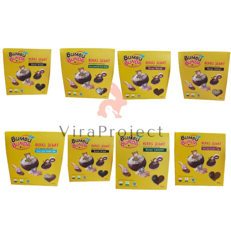 BUMBU BUNDA BERAS SEHAT BERAS MPASI ORGANIK 100gr BERAS BB BOOSTER