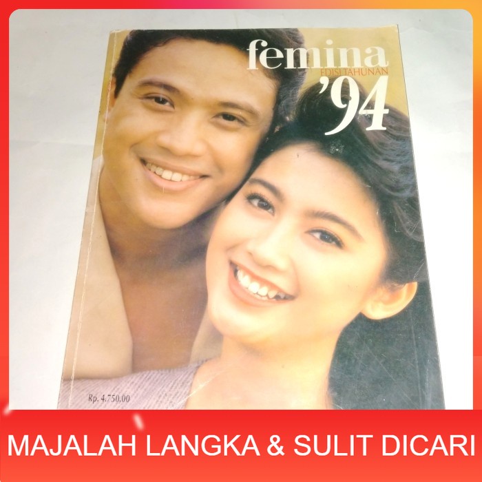 Majalah FEMINA EDISI TAHUNAN 1994 DESY RATNASARI DEDE YUSUF (RAREITEM) Langka