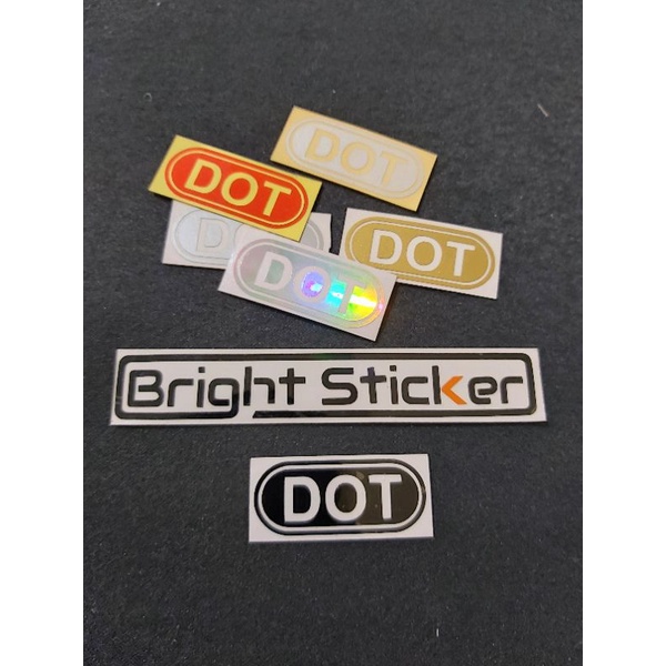 STICKER DOT HELM CUTTING