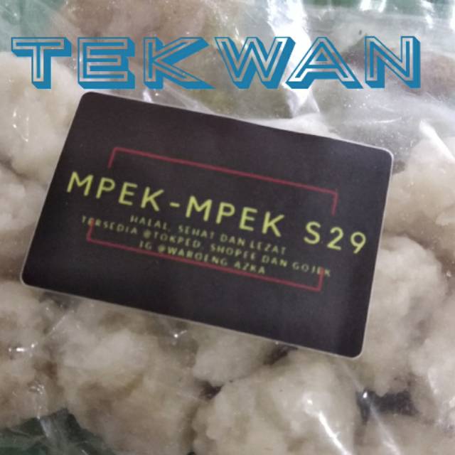 

Tekwan per porsi @ rp15.000,- ., frozen